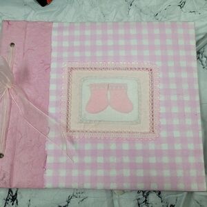 Hand crafted baby scrap craft book